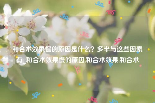 和合术效果慢的原因是什么？多半与这些因素有_和合术效果慢的原因,和合术效果,和合术