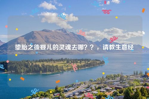 堕胎之後婴儿的灵魂去哪？？，请教生意经