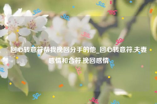 回心转意符帮我挽回分手的他_回心转意符,夫妻感情和合符,挽回感情